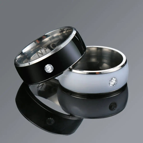 Fashion Technology Android Phone Equipment Smart Intelligent NFC Finger Ring Wearable Connect