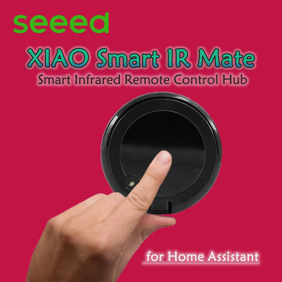 XIAO Smart IR Remote Control Hub Mate Smart Infrared for Home Assistant, ESP32-C3 Core, Haptic Feedback, One-touch Learning
