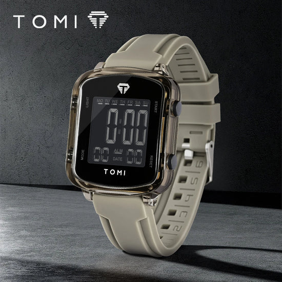 TOMIFashionable new electronic watches; Trendy couple watches; Same style for men and women; Wrist watches in gift boxes.