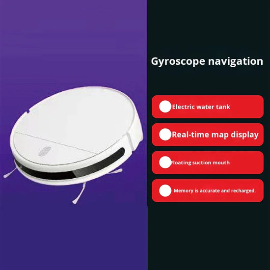 Smart Home Floor Cleaning Robot Vacuum Auto Obstacle Avoidance Voice Guide Electric Water Tank Mopping Sweeper Household